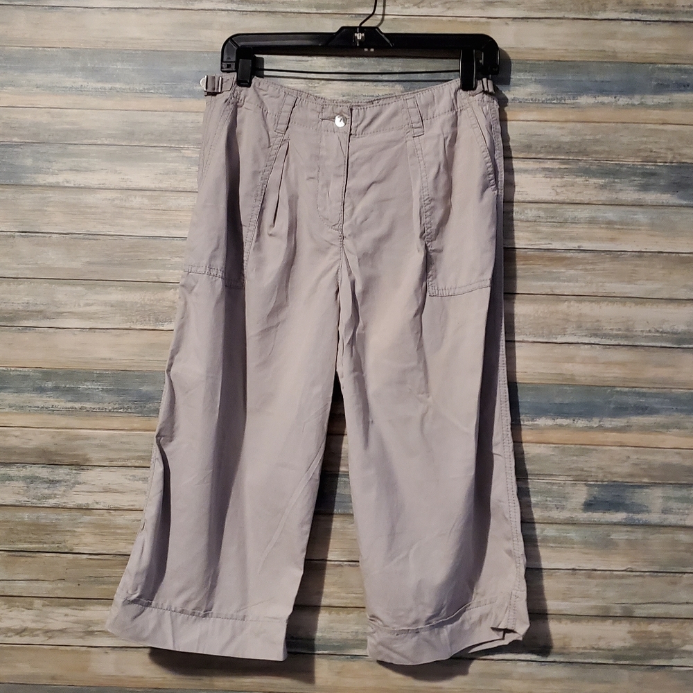 DA-NANG SILK BLEND CROPPED PANTS